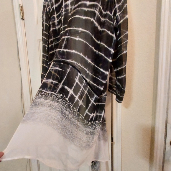Dressori 100% Silk XL Sheer Cardigan - Picture 6 of 9